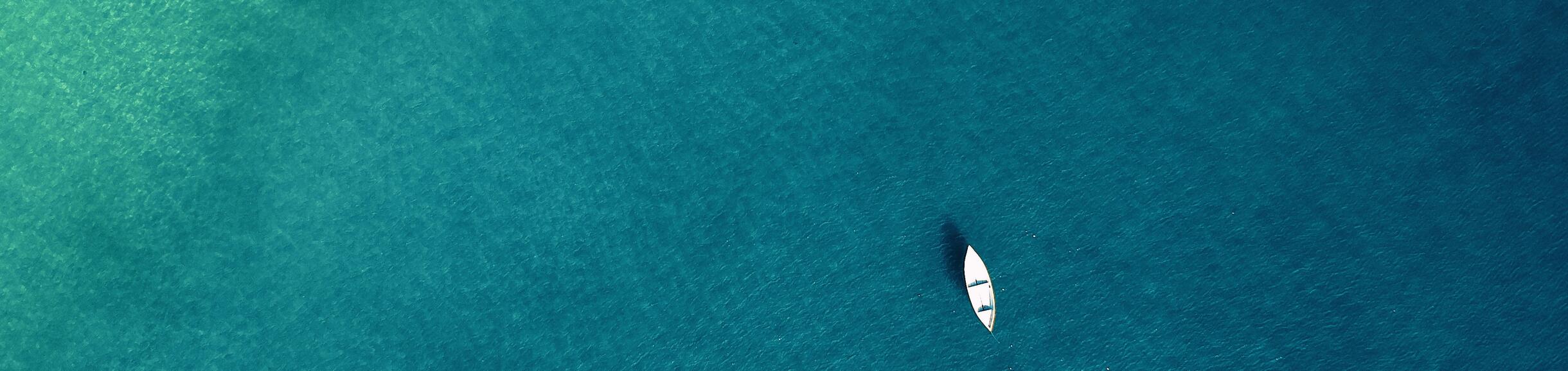 Aerial Photo of Boat on Sea