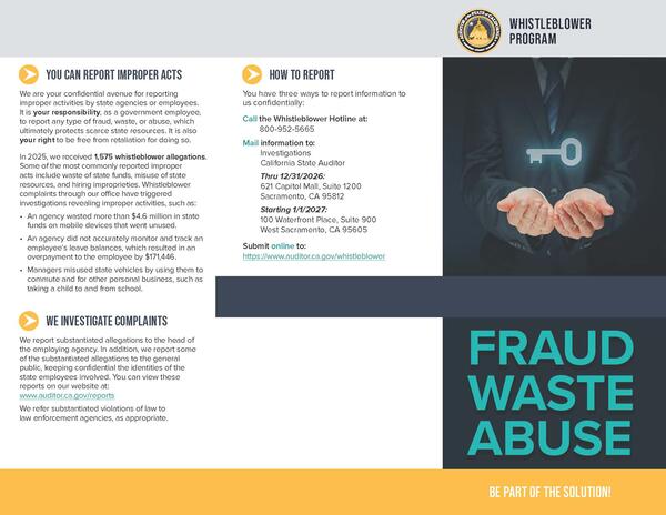 2026 CSA Whistleblower Brochure image