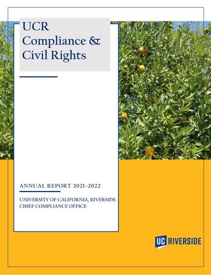 2021-22 Annual Report: Compliance and Civil Rights